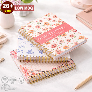 Carnet <span class=keywords><strong>de</strong></span> notes <span class=keywords><strong>de</strong></span> luxe personnalisé avec logo, couverture rigide en papier, format 8,45 x 5,7', agenda spirale personnalisé - Product Image 1