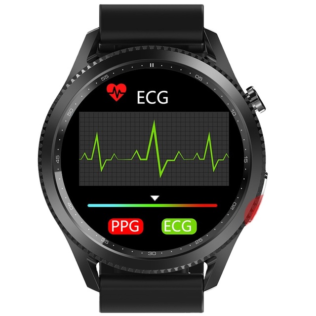 DF NE E102  Health Smart Monitor Watch PPG ECG Type Temperature Early Warning Elderly Men Watch Blood Pressure Camera Control