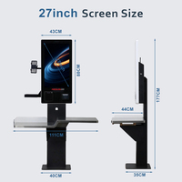 Quiosco Digital con Pantalla Táctil, Tableta Android, Dispositivo POS, Sistema Completo de Pago de Autoservicio con Solución Profesional para Quioscos