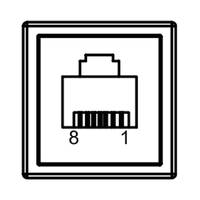 Conector RJ45 Cat6 Impermeable IP68 con Contacto de Latón, Montaje en Panel de Pared con Tornillos y Tapa, Listo para Enviar