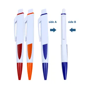 Cheapest Plastic flat shape Ball Pen for wholesale with custom logo