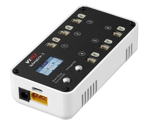 Зарядное устройство vipfly WhoopStor <span class=keywords><strong>3</strong></span> V3, 6-портовый аккумулятор, функция хранения памяти, совместимый с TinyWhoop, дроны, источник питания переменного/постоянного тока - Product Image 2