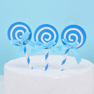 Meilleures ventes de décorations de fête en papier pour gâteau et sucette Candyland Party Supplies for Baby Shower and Graduation - Product Image 2