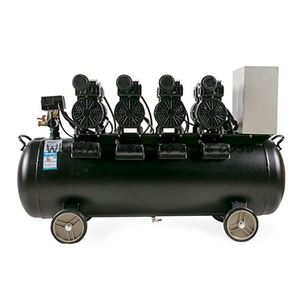 Compresseur d'air industriel 2200 W, 120 L, gonfleur de pneus, pour usage dentaire, construction, industriel, domestique, pistolet de pulvérisation, silencieux - Product Image 2