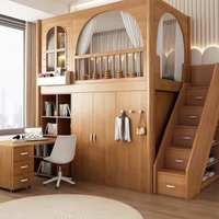 Armoire tatami intégrée et armoire de lit pour chambre d'enfant