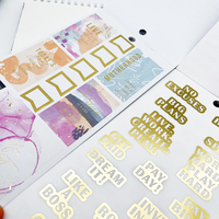Autocollants kawaii personnalisés à coût élevé pour journal intime