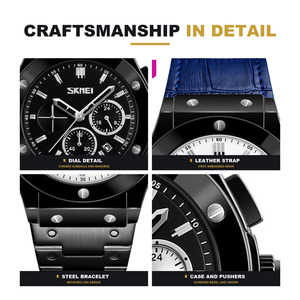 Montre de luxe personnalisée OEM/ODM avec logo, bracelet en acier inoxydable, cadran minimaliste, montre d'affaires, boîtier unique, montre à quartz - Product Image 6