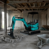 Bucket Mini Excavator untuk Penggalian, Pemindahan Tanah, Pembuatan Parit, dan Pembuatan Saluran Pembuangan untuk Pipa, Saluran Pembuangan, dan Gorong-gorong Kota