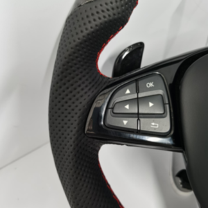Volant de course <span class=keywords><strong>AMG</strong></span> en fibre de carbone pour Mercedes-Benz, ensemble complet avec 809 boutons de commande multifonctions, volant à 3 branches - Product Image 3