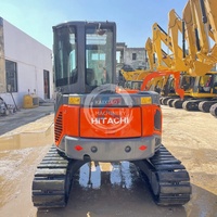 Mini-excavatrice sur chenilles Hitachi ZX50 d'occasion d'origine japonaise avec moteur et pompe à engrenages, en vente à Shanghai