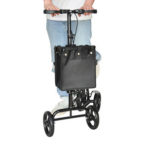 Trottinette bleue pliable et pivotante pour le genou, marcheur médical économique, double système de freinage pour les blessures aux pieds, <span class=keywords><strong>béquilles</strong></span> compactes - Product Image 3