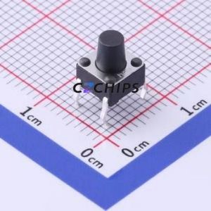 K2-1102DP-H4SW-04 Tactile Switch Through hole Component (THT)-4P,6x6mm Switch 2.5N Through Hole 6mm 6mm - Product Image 1