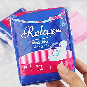 210Mm Tuyệt Vời Thường Xuyên 100Pcs Có Cánh Thấm Cotton Hữu Cơ Băng Vệ Sinh Khăn Ăn Các Nhà Sản Xuất Nam Phi - Product Image 1