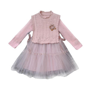 Nuevos Productos en Busca de Distribuidor: Vestidos de Punto para Niñas, Ropa de Otoño para Niñas, Venta al por Mayor desde China - Product Image 1