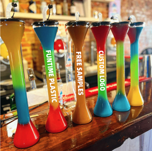 Personalizado al por mayor de plástico de cerveza Yard Cups Drinking Slush Yard Cups Party Slush Bottle Kids Party <span class=keywords><strong>para</strong></span> fiestas en la piscina al aire libre - Product Image 5