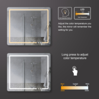 Miroir à Led intelligent avec écran tactile, vente en gros,