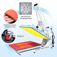 Presse à chaud magnétique à ouverture automatique 40x50cm 40x60cm avec plateau à éjection latérale 	   Machine à imprimer des t-shirts, couleur personnalisée