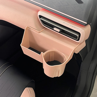 Boîte de rangement pour l'aération du copilote pour BYD Seagull, accessoire intérieur de voiture populaire avec rangement pour gobelet, matériau ABS
