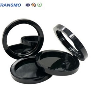 Travel-Friendly OEM Compact Powder Case with Mirror Wholesale OEM Black <b>Blush</b> Plastic Tubes - Product Image 6