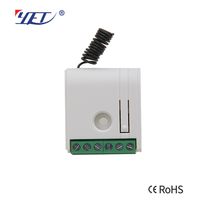 NUEVO Receptor Universal de 2 Canales con Código Variable de 433mhz, Autobloqueo, Gran Capacidad de Almacenamiento, Tamaño Pequeño, para Puerta de Garaje YET477