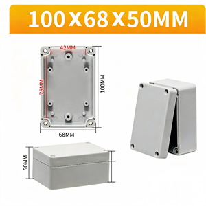 Scatola Elettrica da Esterno IP67 100*68*50mm, Contenitore per Terminali PCB, Scatola di Giunzione Impermeabile in Plastica ABS, Involucro per Strumenti da Parete - Product Image 4