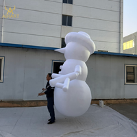 Poupée gonflable de bonhomme de neige de dessin animé pour carnaval en plein air, pour la publicité