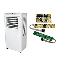 PCBA para Aire Acondicionado Móvil de Enfriamiento Individual FR4, Placa Base de CA Portátil con Compresor, Doble Ventilador y Control Inteligente