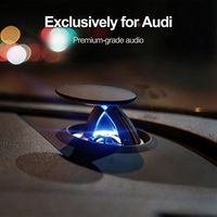 Haut-parleur de tableau de bord relevable Rhythm avec éclairage ambiant 32 couleurs pour mise à niveau audio de voiture Audi