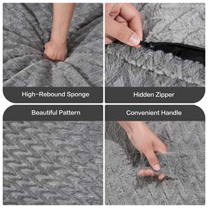 Vakum terkompresi besar nyaman klasik Oem <span class=keywords><strong>Xxl</strong></span> Xxxl bola berbulu kursi kacang tas grosir kursi malas mewah Beanbag - Product Image 4