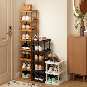 Simple <b>Shoe</b> <b>Rack</b> Multi Layer Narrow <b>Storage</b> For Back Door Gap Living Room Use - Product Image 1