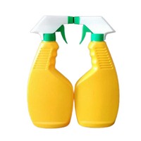 Bouteille pulvérisateur vide en plastique HDPE blanc de 500 ml avec gâchette pour le nettoyage