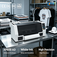 Impresora DTF KECAI de 30 cm con cabezales XP600, circulación de tinta blanca, impresora plana DTF A3 con placa Betterprinter