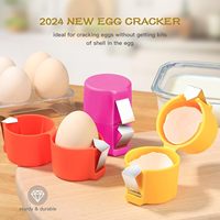 Offre Spéciale : Outil Écologique pour Ouvrir et Séparer les Œufs Crus – Coupe-coquille, Batteur et Filtre en PP et Acier Inoxydable pour la Maison