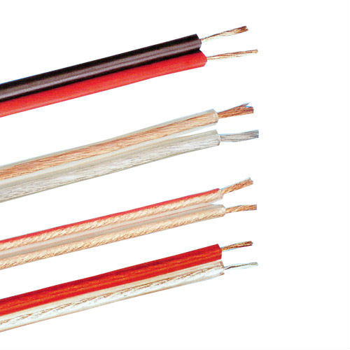 Speaker Cable Flat Audio Speaker Wire Black/Red Gold/Silver Wire Twin Strand Transparent Audio Speaker Wire Loudspeaker Cable