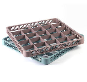 Fournitures hôtelières et de restauration : Panier de lavage en PP pour couverts et supports de séchage pour verres - Product Image 5