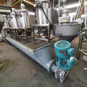 Alimentador de tornillo de escamas de plástico de acero inoxidable 304/316L, transportador de tornillo helicoidal para hormigón - Product Image 2