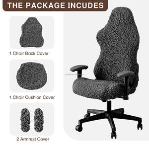 <span class=keywords><strong>Housse</strong></span> de chaise de bureau rotative ergonomique bon marché de haute qualité housses de chaise de jeu d'<span class=keywords><strong>ordinateur</strong></span> extensibles avec housses de protection de <span class=keywords><strong>fauteuil</strong></span> - Product Image 2