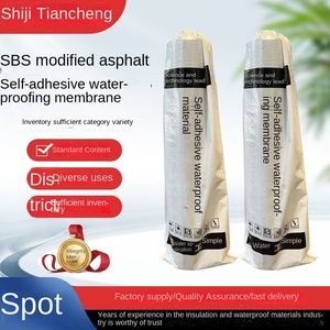 Bobine d'étanchéité en asphalte modifié SBS <span class=keywords><strong>à</strong></span> double composant, épaisse, pour toiture en tuiles d'acier colorées, anti-fuite, pour le commerce transfrontalier, directement de l'usine - Product Image 3
