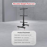 Support de rangement et de présentation pour plaques de poids en acier massif, base stable, pour salle de sport à domicile et fitness, vente en gros