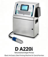 Imprimante jet d'encre reconditionnée D A220i pour l'impression industrielle, machine d'impression de date d'expiration à l'encre noire pour les numéros de série