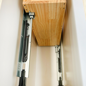 Mỹ địa phương RTA Tủ cửa hàng gỗ sơn trắng Shaker cơ sở Tủ mềm đóng kéo ra Gia vị giá cơ sở gia vị tủ - Product Image 5