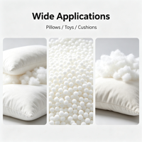 Rembourrage en coton PP personnalisé pour canapé, oreiller et jouet en peluche, faible MOQ, fabrication en usine