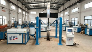 BTECH Découpeuse numérique à jet d'eau 4 axes pour pneus géants OTR de mines, machine de découpe à froid 380V 37kW haute précision sans pollution - Product Image 3