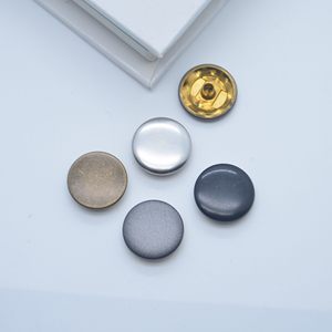 Bouton-pression métallique personnalisé avec logo et taille, durable, 4 pièces, en laiton, pour la décoration de vêtements, forme ronde, 12 mm, bouton vierge - Product Image 3