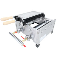 Prix usine Snack équipement 110v 220 volts crème glacée 14 forme de poisson bulle Commercial gaufrier gaz Taiyaki Machine
