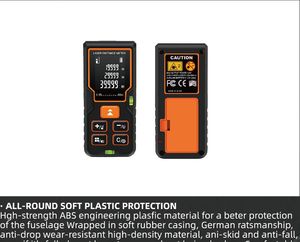 40/60/80m/100m الرقمية ليزر محمول مقياس مسافات المدى مكتشف قياس Diastimeter الإلكترونية حاكم - Product Image 3