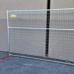 Valla de Seguridad Temporal de Acero de Calidad para Construcción, 10 pies, 3D, Galvanizada por Inmersión en Caliente, Impermeable, Modelado 3D Incluido - Product Image 1