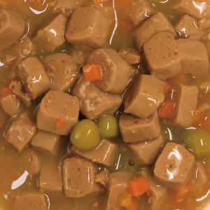 Comida Úmida para Gatos em Lata com Frango e Salmão, Pet <span class=keywords><strong>Food</strong></span> Fabricante MEAT&SOUP 375g - Product Image 4