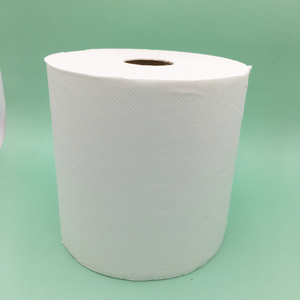 Serviette en papier enroulée à la main en pâte vierge, 34 GSM, 7,75''x800', enroulement rigide, 6 rouleaux par carton, OEM, marque privée - Product Image 1