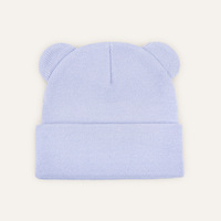 Bonnet bébé/jeune enfant le moins cher avec oreilles d'ours, bonnet d'hiver tricoté doux pour enfants, joli bonnet de Noël G26-252